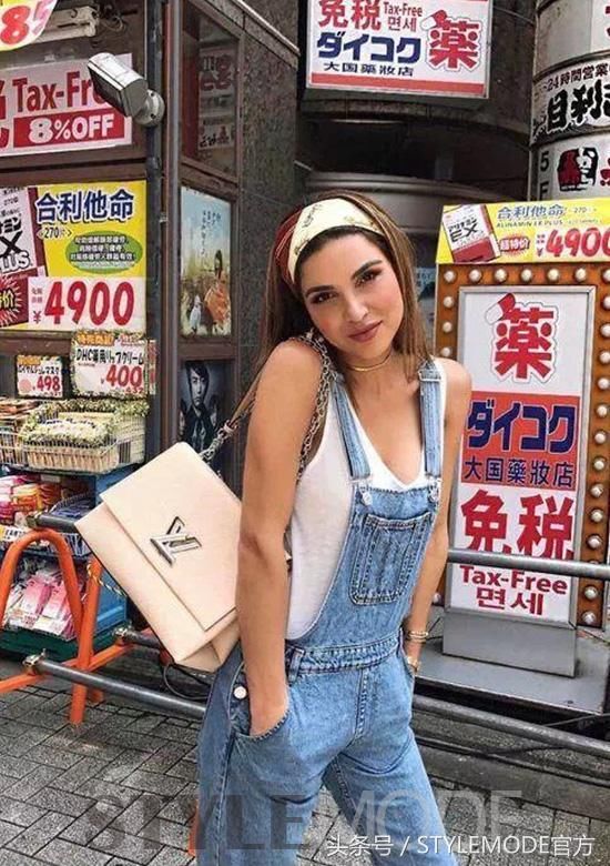 背带裤回潮，除了减龄还似女神！