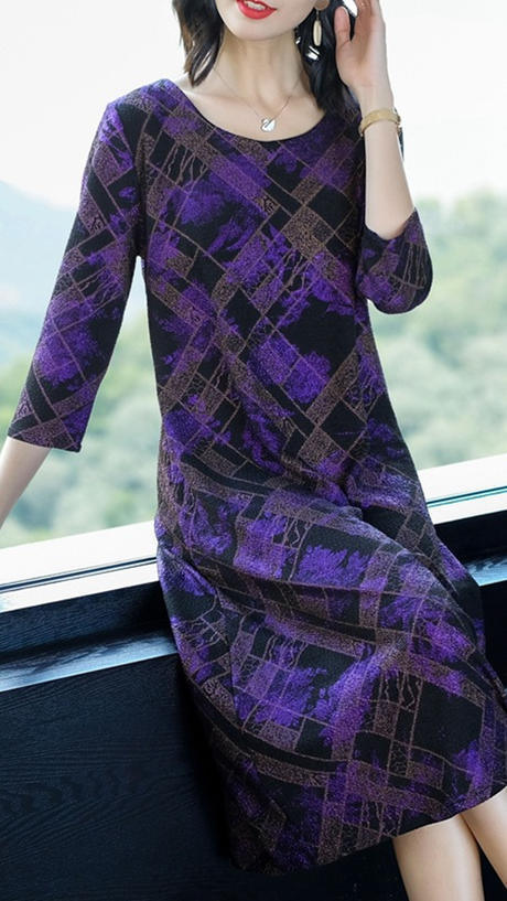 胖女士别再说买不到合适的衣服,新上市的大码连衣裙,显瘦又减龄