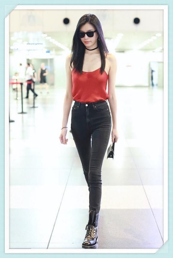 奚梦瑶的气质是不错，可跟何穗一同框，差距立马就出来了！