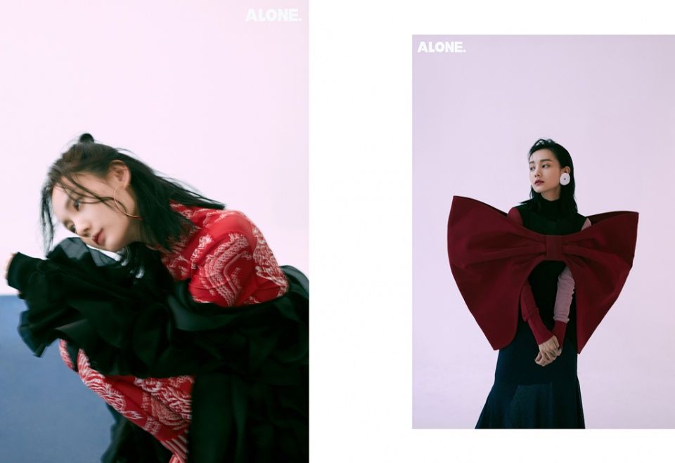 李一桐杂志封面大片 视觉冲击演绎复古时尚