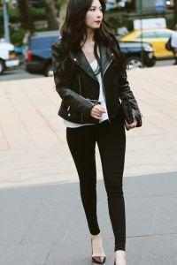 紧身裤优雅知性, 一种含蓄的都市美感, 气质不落俗气!