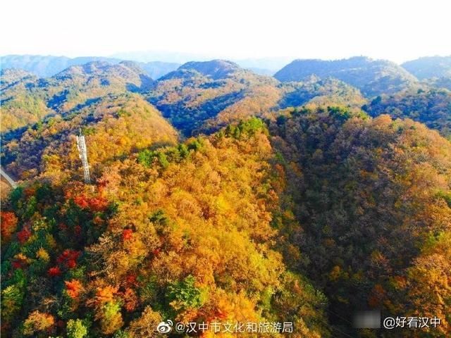 初冬时节的汉中汉江源景区