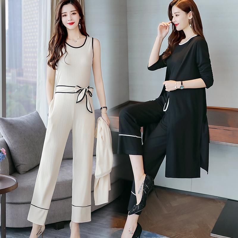 秋老虎还没走，这款秋季套装又火了!40岁妈妈穿美的羡煞旁人