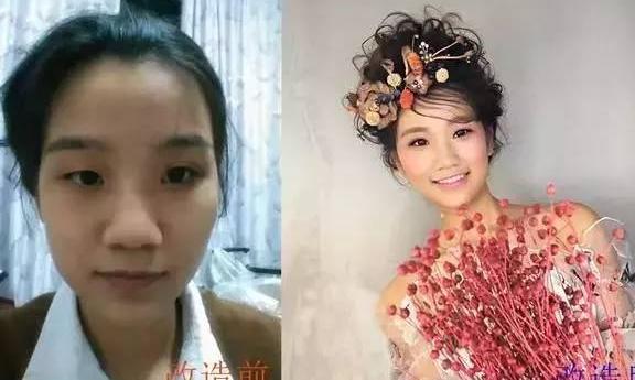 女人为什么要化妆呢？看看化妆前与化妆后区别就明白了！