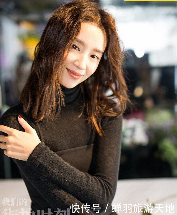 37岁董洁太会穿，黑白斑点裙又美了，网友却称密集恐惧症犯了！