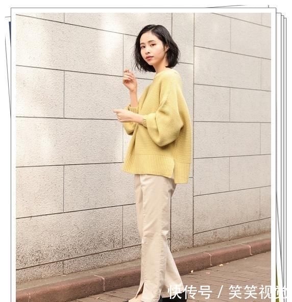 『明媚』黄色单品正在流行!15种黄色针织衫日系造型,明媚的春天气息