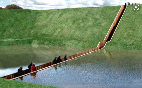 世界唯一的隐形桥,工人建桥时把图纸拿反了,居然把桥建到水下