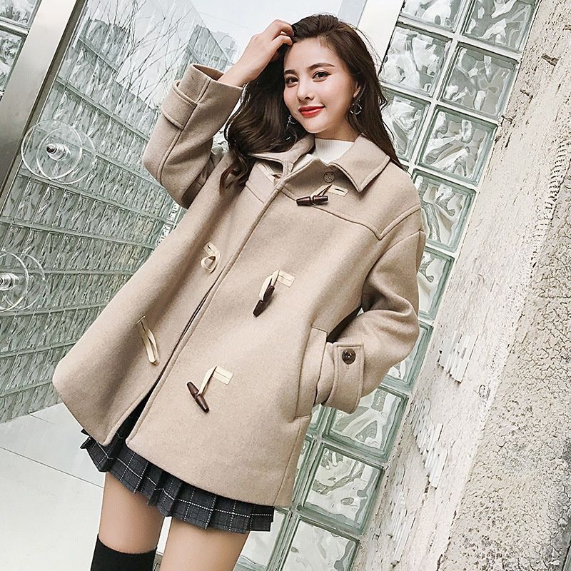 风衣真的已经过时了，毛呢大衣比鹿皮绒大衣洋气百倍，上身超有范