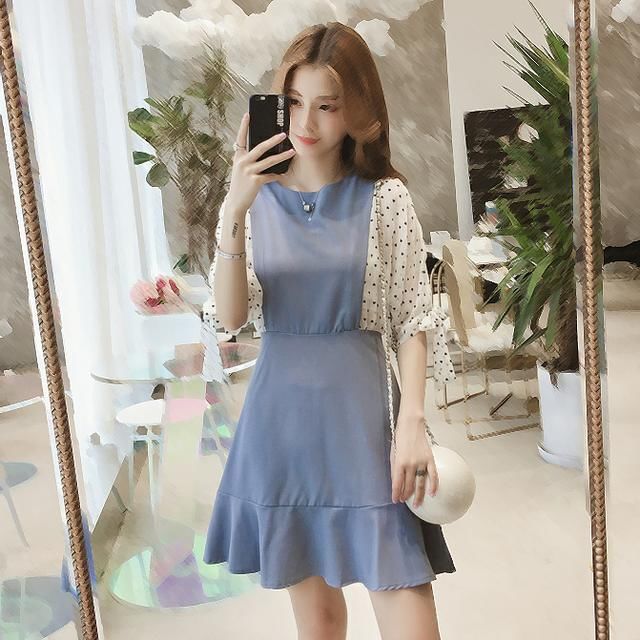 新出了10款裙子，媳妇就把牛仔裤全扔了，清凉大方又时髦，美飞了