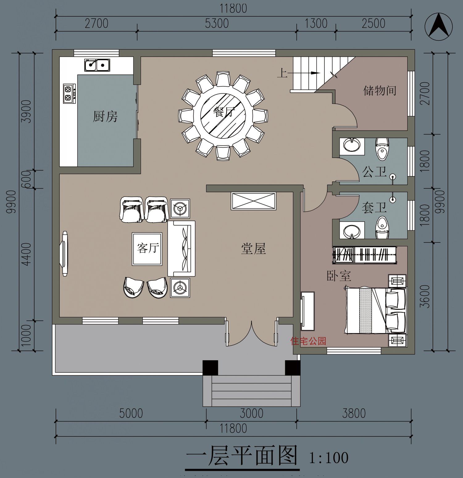 没有堂屋的房子还怎么住人，11X9米二层农村房，30万就能盖