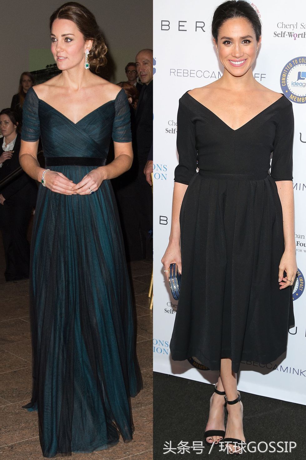 梅根和凯特王妃“疑似撞衫”很多次，果然是英国王室好姐妹