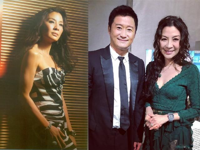 56岁杨紫琼身材纤细，大胆穿薄纱裙，网友：换个发型吧！