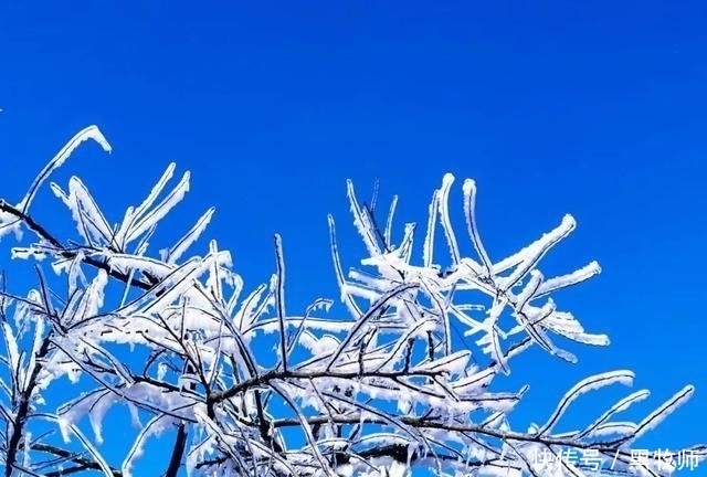 冰雪:灌阳风情:宝盖山的冰雪世界