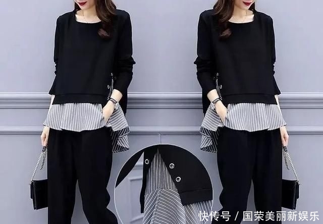 春装新款■春季时尚套装火了,30 女人穿着也洋气,连背影也美翻了