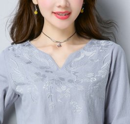 35-45岁女人的最佳穿搭,棉麻衬衫+小脚裤,时尚又减龄