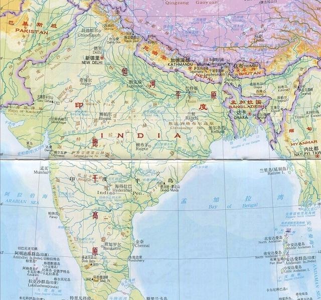  「比例」印度：耕地面积超过153.5万平方千米，占国土面积的比例