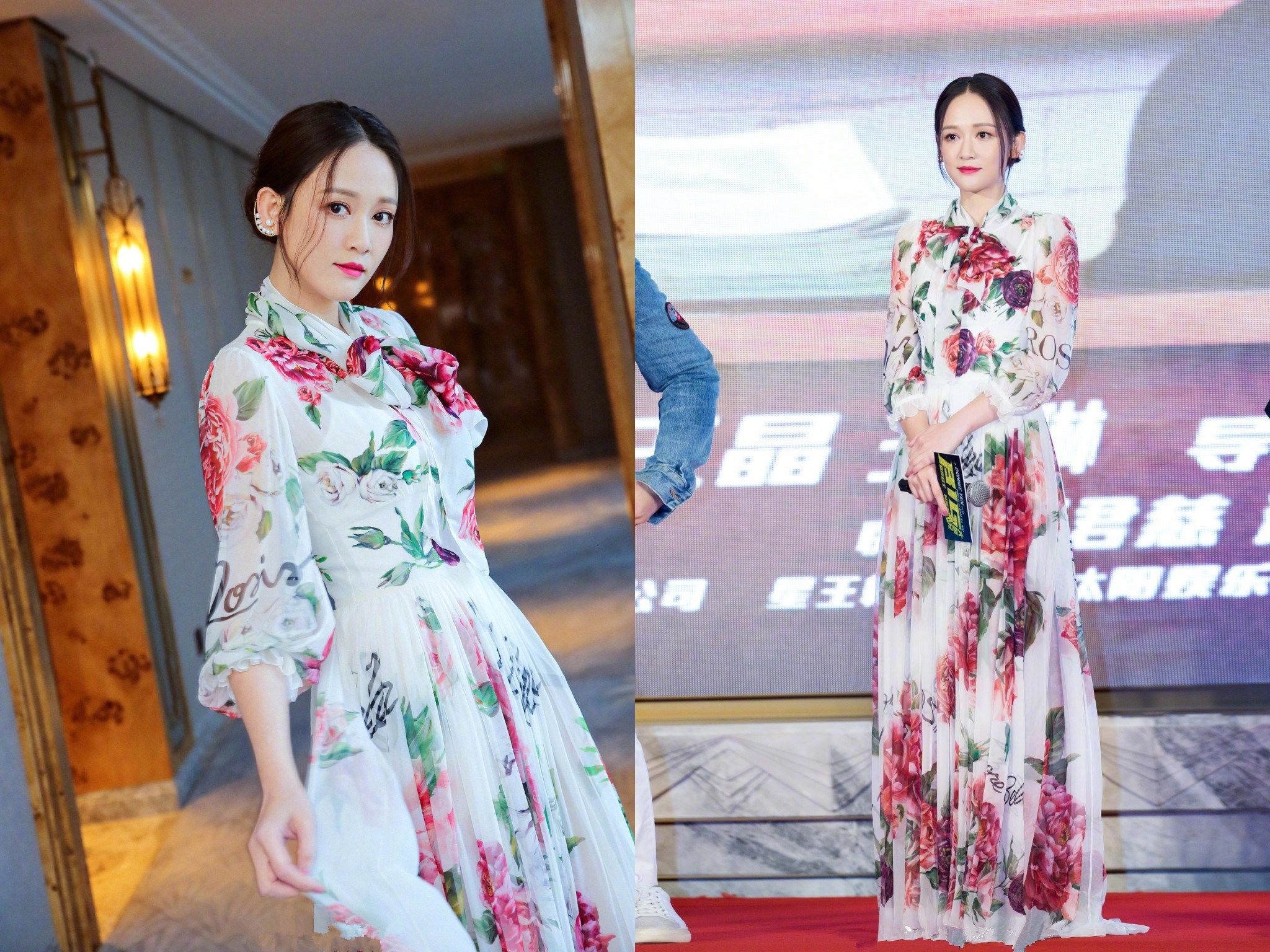 陈乔恩只不过换了个发型，梳成了中分发型，网友:真有38岁?