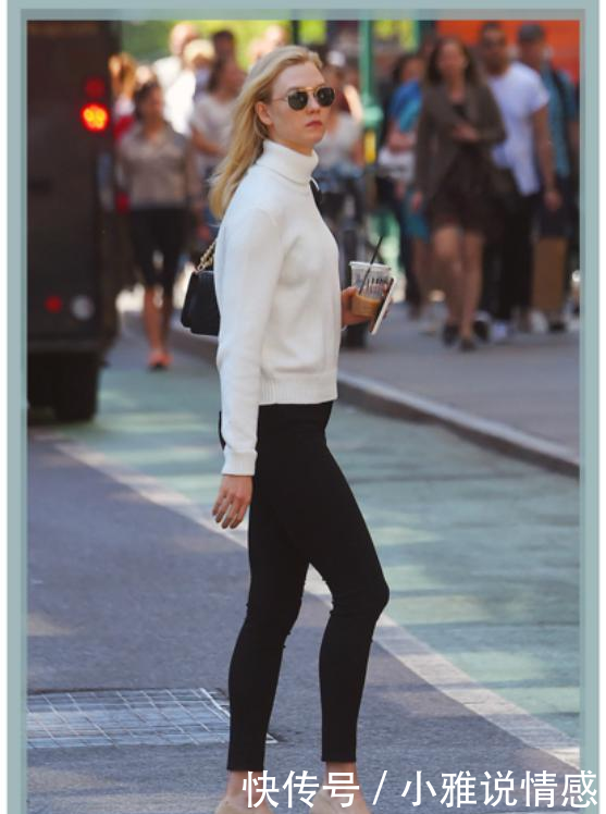  「搭配任何」“大敞领”没市场了，今年“高口领”正流行，春天穿着挺舒适