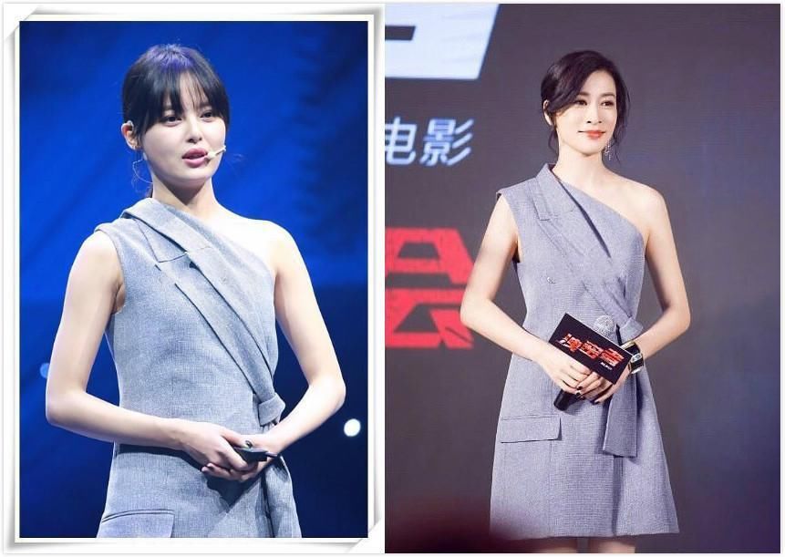 当43岁佘诗曼撞上32岁辛芷蕾，终于明白了女人的美丽与年龄无关!