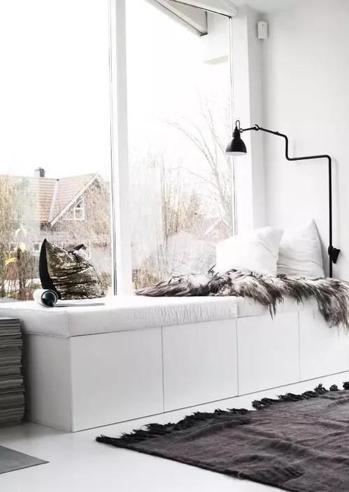  回家：卧室飘窗装修得如此浪漫惬意, 让你恋上回家的感觉!