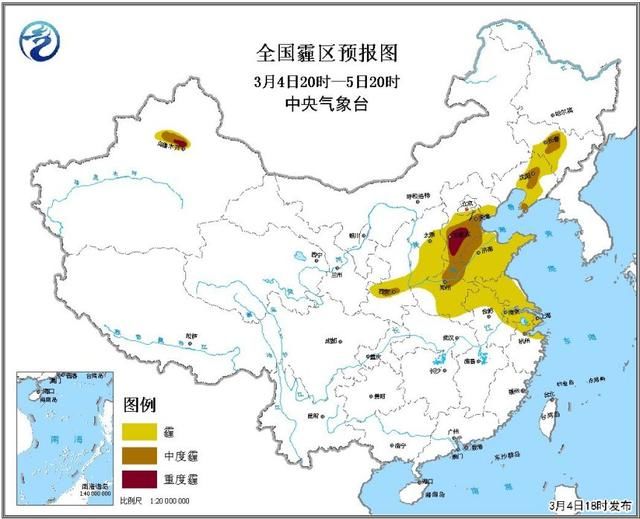 3月第1波暴雨预警，两广局部有大暴雨，冷空气5日将自北向南移动