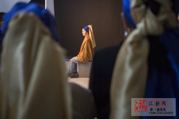 戴珍珠耳环的少女!浙江财经大学摄影课模仿名画脑洞大开