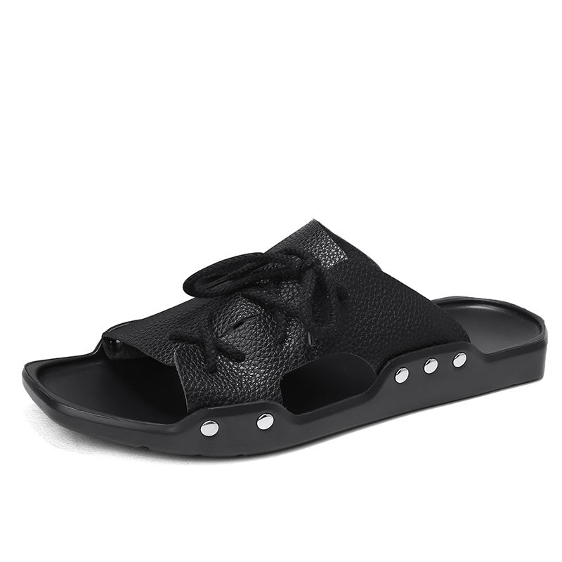 今年流行的男拖鞋，忍不住给爸爸买了2双，耐穿不贵