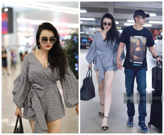 冉莹颖穿衣弃紧从宽合体邹市明，网友却吐槽：还是穿紧身的吧