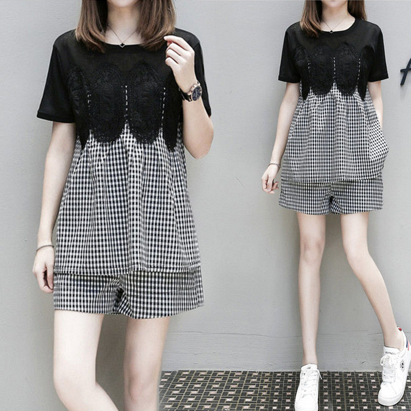 7月旅游别穿裙子，不方便又不上相，时尚短裤套装，不打扮也漂亮