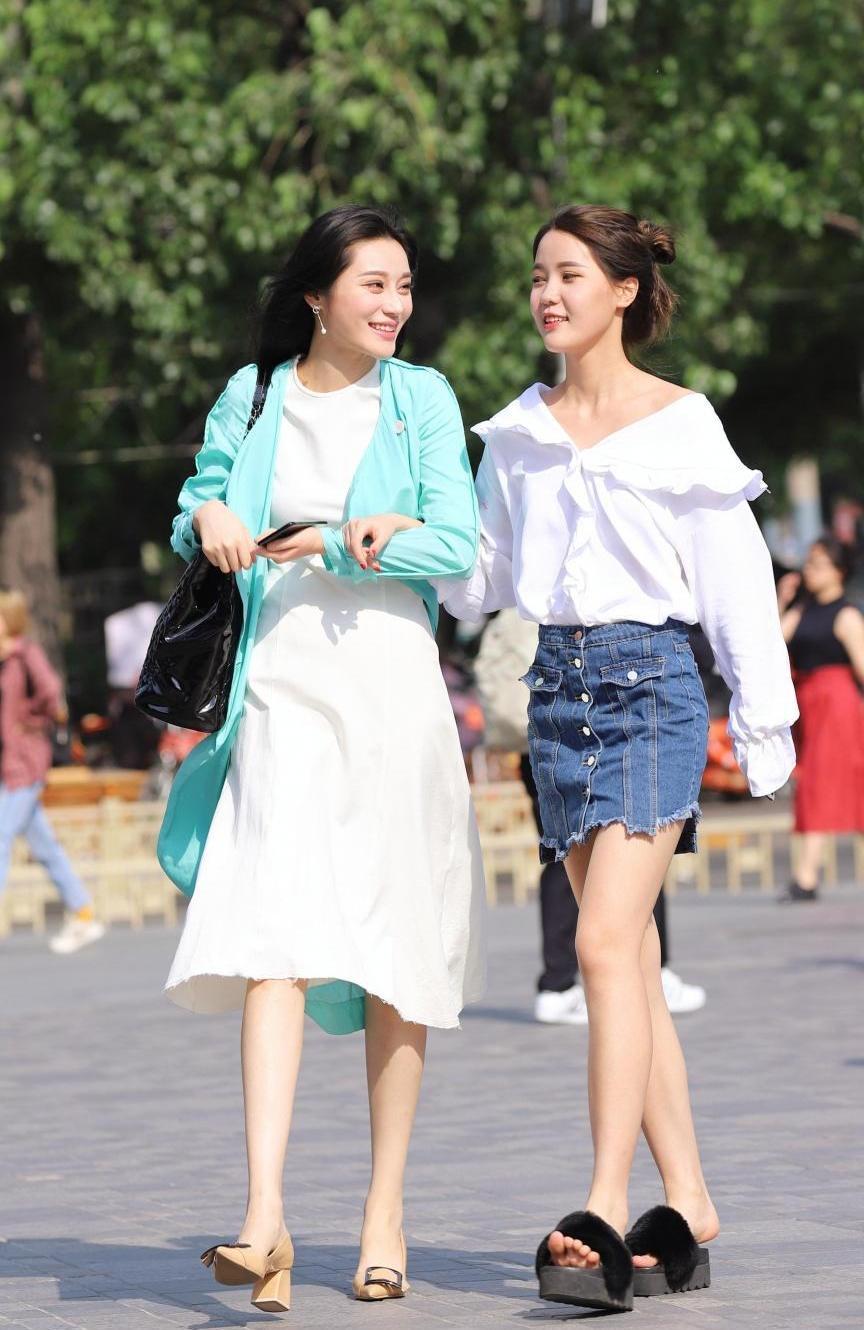 三里屯的随手拍, 不同的类型的女孩, 展现不同的美与青春