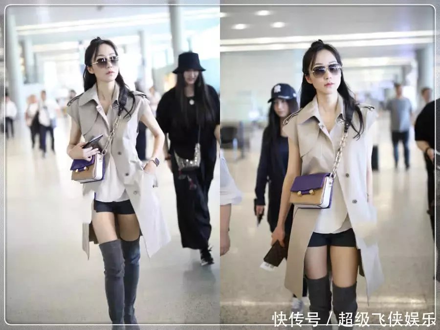 韩雪厉害了！连体工装服都能穿得那么高级，难怪能穿出180的效果