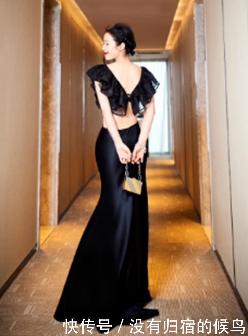 江一燕真敢穿, 转身的那一刻全世界都安静了, 网友: 大饱眼福!