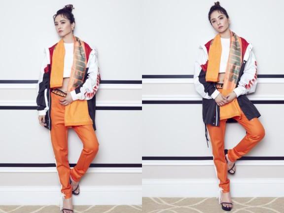 蔡依林不得了!穿休闲装显高10cm不止,网友:这回与高跟鞋无关吧