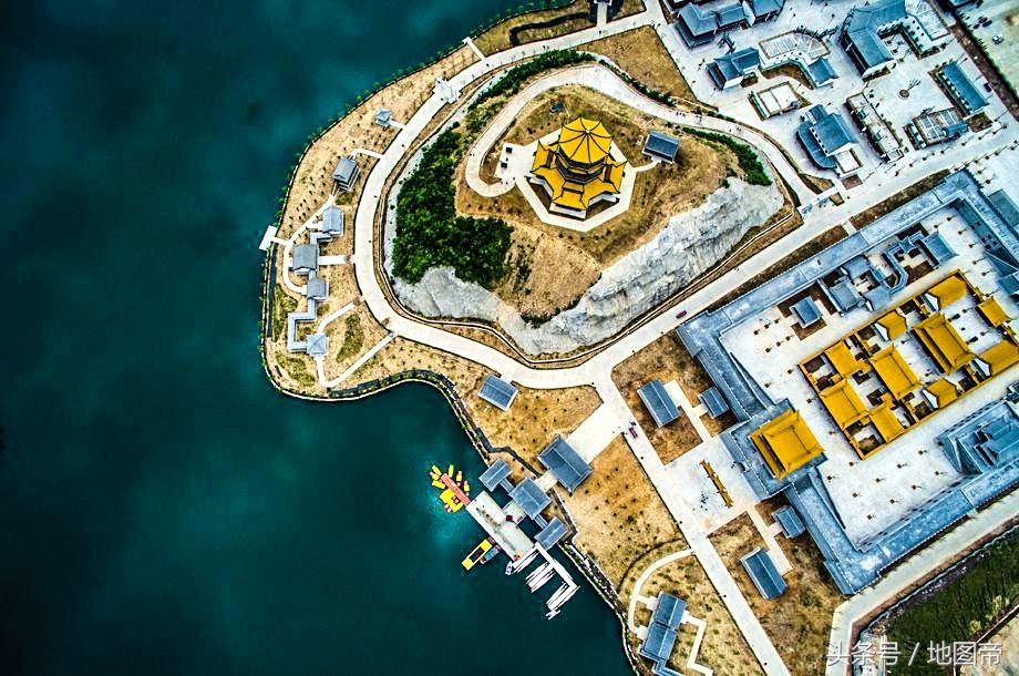 航拍横店圆明新园，历时7年耗300亿复建圆明园80%多建筑景观