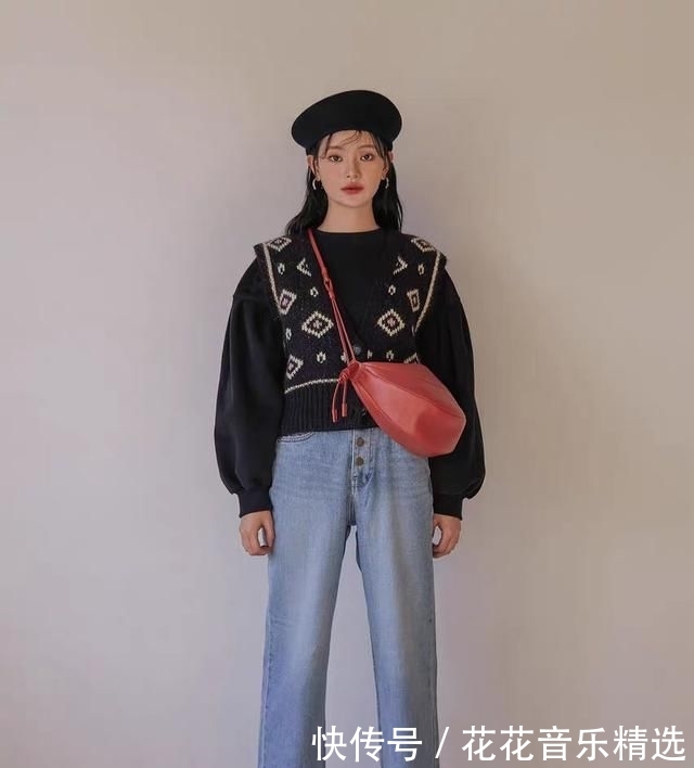 毛衣■毛衣+直筒裤,2020年最流行的搭配,特显高显瘦!