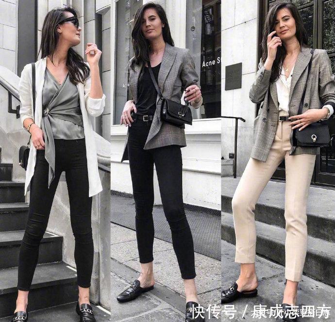  显得：今年流行大女人风，干练利落的秋季穿搭，诠释女人的力量感！