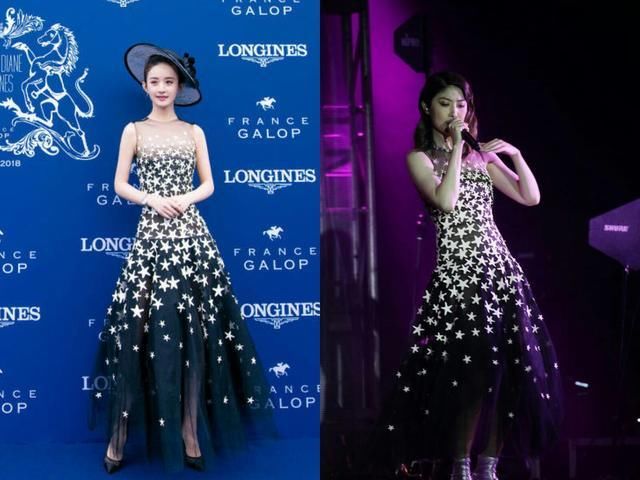 44岁陈慧琳撞衫范冰冰、赵丽颖，网友:昔日女神真是一言难尽!