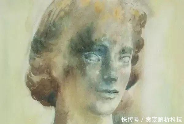 『画家』法国画家的灰调水彩画,太有质感啦