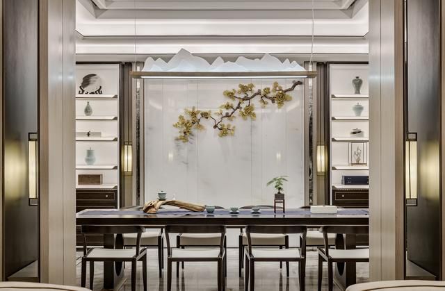 儒雅温润的中式风，美得如诗如画|室内设计