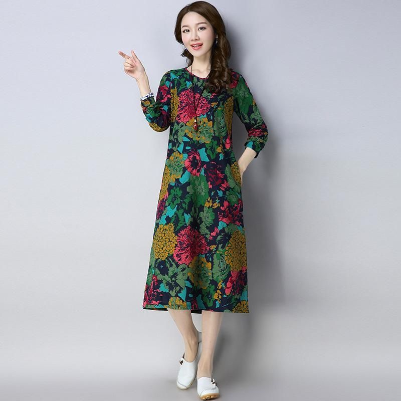 入秋后早晚凉，7080后别穿短款，新出秋裙，一款比一款美嫩