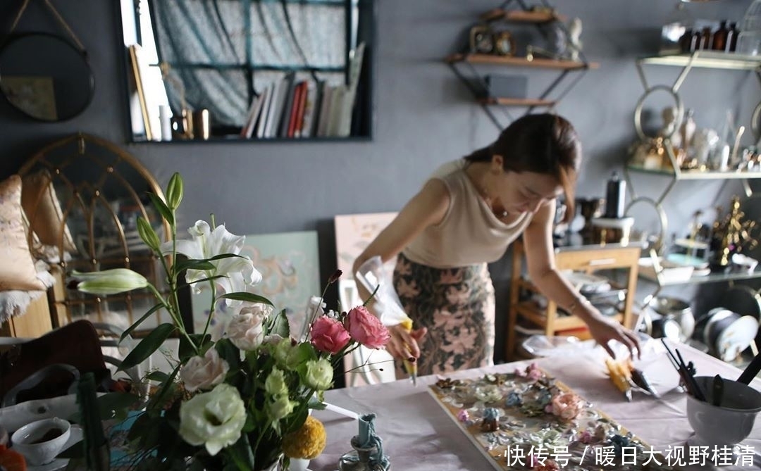  『制作』她做的鲜花蛋糕太撩人，看完后全世界都惊艳了