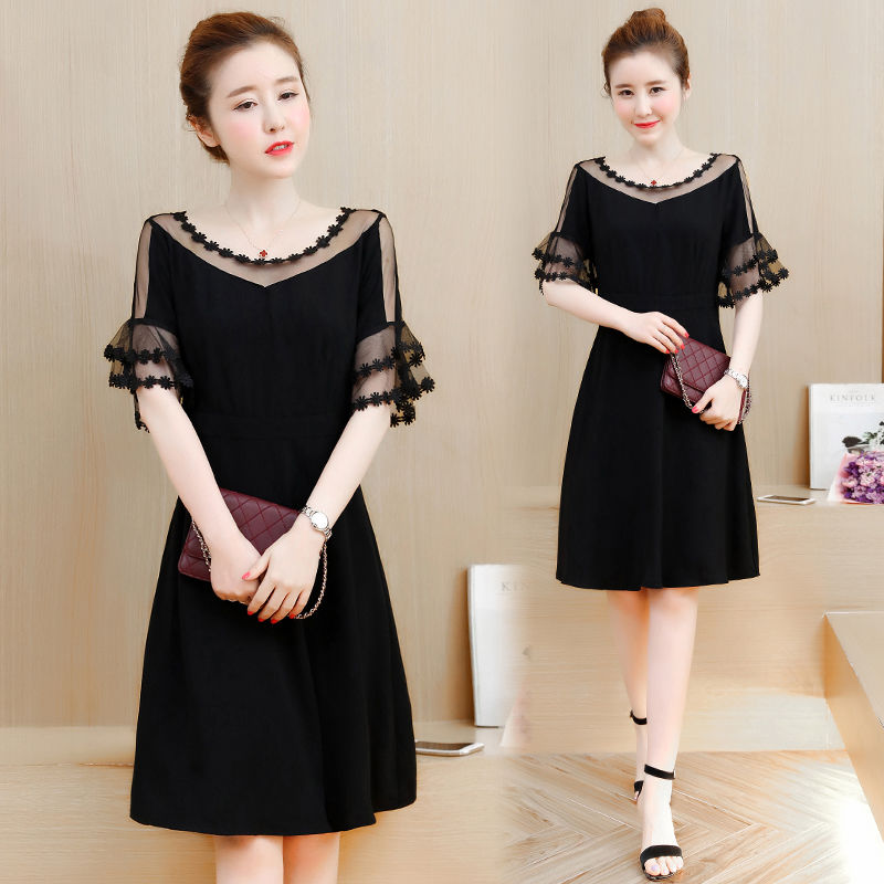 200斤姐姐嫩得像18岁，原来竟穿了5XL大码裙!洋气又显瘦