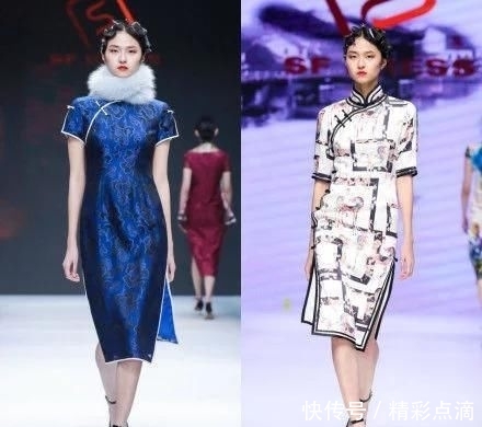 「展示」时装周旗袍秀,将东方美展示给了全世界