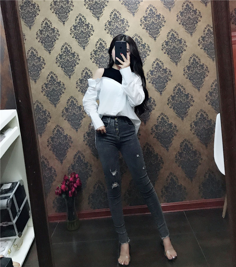 中秋回家!牛仔裤+打底衫，年轻洋气显腿长，美得让人惊艳