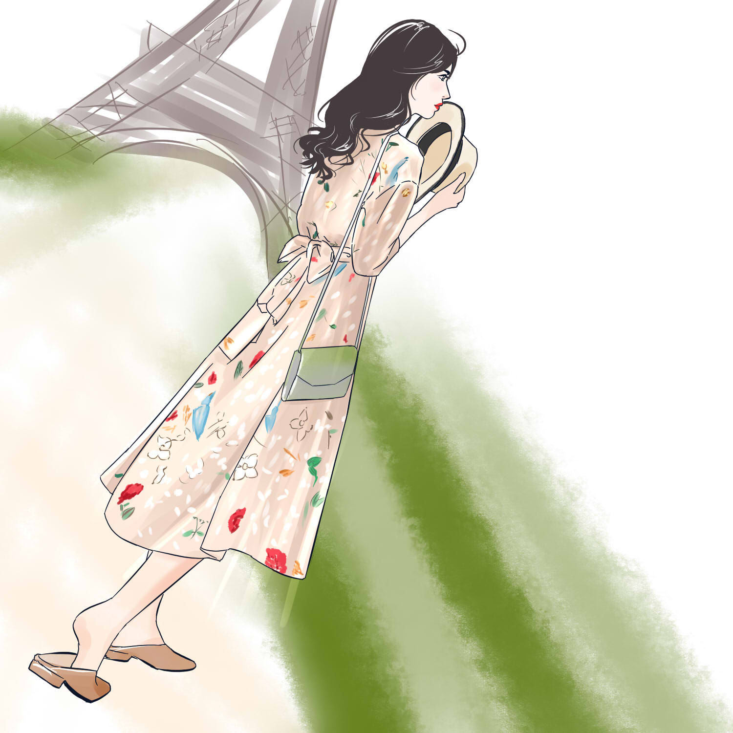 新发现一种裙:叫“德芙裙，比阔腿裤更有女人味，轻松穿出骨感美