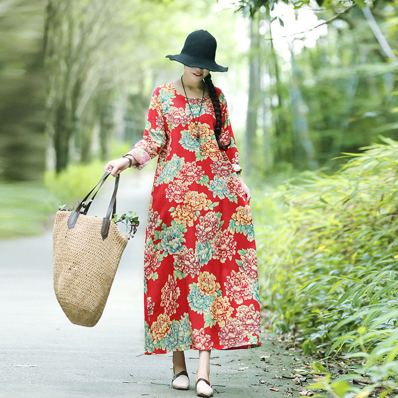 终于到秋天了,出门穿这棉麻装+平鞋,迷人好看,同事见了也想买