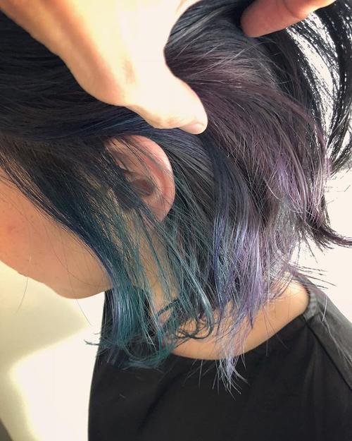 微潮色遇上潮色,这样染发最时尚