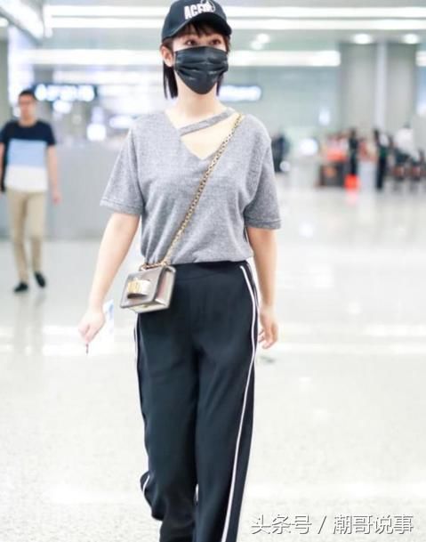 杨紫又瘦了！硬是把直筒裤穿成阔腿裤，网友：秦俊杰得心疼死了！