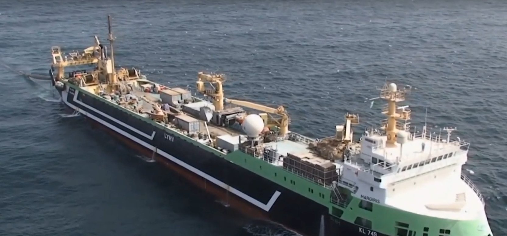 世界最大渔船造价高4亿元，一网下去就是三百吨，却遭到人类抵制