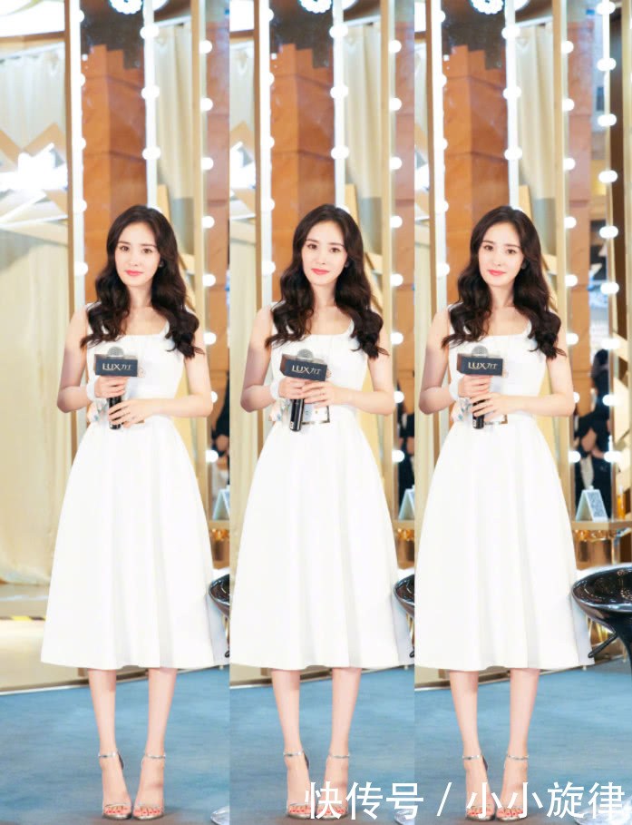 杨幂的发际线终于回来了,扎起头发的她,简直就是换了一张脸!